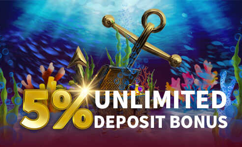 uwin33 Unlimited Deposit 5% Bonus (Turnover x5)