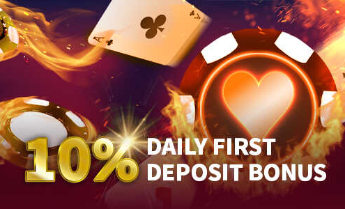 uwin33 Daily First Deposit 10% Bonus (Turnover x12)